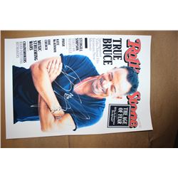 Signed Bruce Springsteen - Rolling Stones Cover