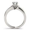 Image 2 : 1.11 ctw VS/SI Diamond Solitaire Ring 18K White Gold - REF-275K5W - SKU:27445