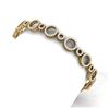 Image 1 : 4 ctw SI/I Diamond Halo Bracelet 18K Yellow Gold - REF-298H5M - SKU:40177