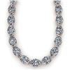 Image 2 : 30 ctw Oval SI Diamond Necklace 18K Rose Gold - REF-4830V2Y - SKU:35930