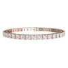 Image 3 : 7 ctw SI/I Diamond Bracelet 18K Rose Gold - REF-517X5R - SKU:39930