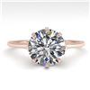 Image 1 : 2.03 ctw VS/SI Diamond Engagement Ring 18K Rose Gold - REF-947K4W - SKU:35768