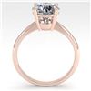 Image 3 : 2 ctw VS/SI Diamond Engagement Ring 18K Rose Gold - REF-1003M5F - SKU:32441