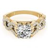 Image 1 : 1.50 ctw VS/SI Diamond Ring 18K Yellow Gold - REF-298H4M - SKU:27839
