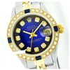 Image 1 : Rolex Ladies Two Tone 14K Gold/ss, Diam Dial & Diam/Sapphire Bezel, Sapphire Crystal - REF-440M3F