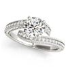 Image 2 : 2 ctw VS/SI Diamond Bypass Ring 18K White Gold - REF-394M3F - SKU:27777