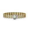 Image 1 : 21.59 ctw Opal & Diamond Bracelet 14K Yellow Gold - REF-212R2K - SKU:45838