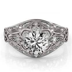 1.36 ctw VS/SI Diamond Ring 18K White Gold - REF-294Y2X - SKU:27339