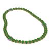 Image 2 : 62.38 ctw Jade & Diamond Necklace 14K Yellow Gold - REF-439X3R - SKU:45136