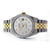 Image 2 : Rolex Ladies Two Tone 14K Gold/SS, Diamond Dial & Diamond Bezel, Sapphire Crystal - REF-434A7N