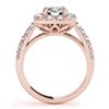 Image 2 : 2.25 ctw VS/SI Diamond Halo Ring 18K Rose Gold - REF-343V9Y - SKU:26444