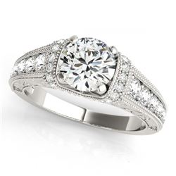 1.75 ctw VS/SI Diamond Ring 18K White Gold - REF-450X2R - SKU:27405
