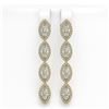 Image 1 : 6.08 ctw Marquise Diamond Earrings 18K Yellow Gold - REF-852Y3X - SKU:42748