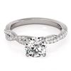 Image 1 : 1.31 ctw VS/SI Diamond Bypass Ring 18K White Gold - REF-283N6A - SKU:27753