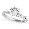 Image 2 : 1.31 ctw VS/SI Diamond Bypass Ring 18K White Gold - REF-283N6A - SKU:27753