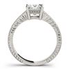 Image 2 : 1.20 ctw VS/SI Princess Diamond Ring 18K White Gold - REF-316H8M - SKU:27231