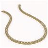 Image 2 : 28.67 ctw Princess Diamond Necklace 18K Yellow Gold - REF-2374N3A - SKU:43030