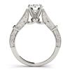 Image 2 : 1 ctw VS/SI Diamond Ring 18K White Gold - REF-160W6H - SKU:27291