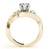 Image 2 : 2.01 ctw VS/SI Diamond Bypass Ring 18K Yellow Gold - REF-418H9M - SKU:27671
