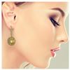 Image 3 : 15.44 ctw Canary Citrine & Diamond Earrings 14K Yellow Gold - REF-306F2N - SKU:43780