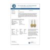 Image 4 : 15.44 ctw Canary Citrine & Diamond Earrings 14K Yellow Gold - REF-306F2N - SKU:43780