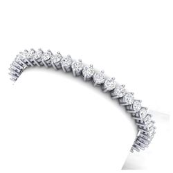 13 ctw VS/SI Diamond Bracelet 18K White Gold - REF-1138R5K - SKU:40007