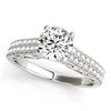 Image 1 : 1.16 ctw VS/SI Diamond Ring 18K White Gold - REF-164K4W - SKU:27315