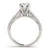 Image 2 : 1.16 ctw VS/SI Diamond Ring 18K White Gold - REF-164K4W - SKU:27315