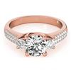 Image 1 : 1.25 ctw VS/SI Diamond 3 Stone Ring 18K Rose Gold - REF-168R8K - SKU:28021