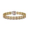 Image 3 : 26.96 ctw Morganite & Diamond Bracelet 14K Yellow Gold - REF-356F5N - SKU:45778