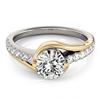 Image 1 : 1.25 ctw VS/SI Diamond Solitaire Ring 18K White & Yellow Gold - REF-291A2V - SKU:28177