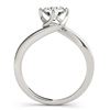 Image 2 : 1 ctw VS/SI Diamond Bypass Ring 18K White Gold - REF-272H4M - SKU:27663