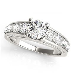 2.55 ctw VS/SI Diamond Ring 18K White Gold - REF-358Y2X - SKU:28137