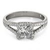Image 1 : 2.05 ctw VS/SI Princess Diamond Halo Ring 18K White Gold - REF-531V8Y - SKU:27108