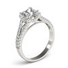 Image 3 : 2.05 ctw VS/SI Princess Diamond Halo Ring 18K White Gold - REF-531V8Y - SKU:27108