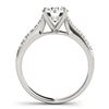 Image 2 : 1 ctw VS/SI Diamond Ring 18K White Gold - REF-141V8Y - SKU:27429