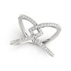 Image 2 : 0.60 ctw VS/SI Diamond Fashion Ring 18K White Gold - REF-65M2F - SKU:28286