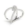 Image 3 : 0.60 ctw VS/SI Diamond Fashion Ring 18K White Gold - REF-65M2F - SKU:28286