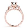 Image 2 : 1.50 ctw VS/SI Diamond 3 Stone Ring 18K Rose Gold - REF-310W9H - SKU:28027