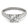 Image 1 : 1.10 ctw VS/SI Diamond Ring 18K White Gold - REF-138W3H - SKU:27513
