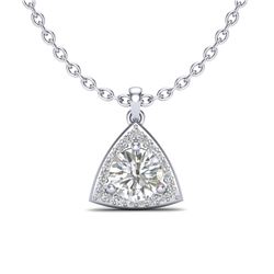 1.50 ctw VS/SI Diamond Necklace 18K White Gold - REF-385N8A - SKU:20524