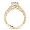 Image 2 : 0.80 ctw VS/SI Princess Diamond Ring 18K Yellow Gold - REF-100N8A - SKU:27641