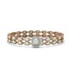 Image 1 : 16.06 ctw Opal & Diamond Bracelet 14K Rose Gold - REF-239N6A - SKU:45780