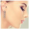 Image 3 : 5.85 ctw Cushion Diamond Earrings 18K Rose Gold - REF-817X6R - SKU:42864