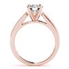 Image 2 : 0.70 ctw VS/SI Diamond Ring 18K Rose Gold - REF-94X3R - SKU:27625