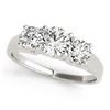 Image 2 : 1.30 ctw VS/SI Diamond 3 Stone Ring 18K White Gold - REF-190Y9X - SKU:28053