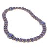 Image 2 : 69.4 ctw Tanzanite & Diamond Necklace 14K Rose Gold - REF-955N3A - SKU:44805
