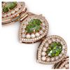 Image 3 : 57.24 ctw Tourmaline & Diamond Bracelet 14K Rose Gold - REF-1769R5K - SKU:43275
