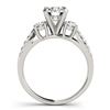 Image 2 : 1.75 ctw VS/SI Diamond 3 Stone Ring 18K White Gold - REF-379M4F - SKU:28029