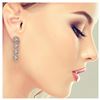 Image 3 : 6.01 ctw Cushion Diamond Earrings 18K Rose Gold - REF-845R7K - SKU:42720